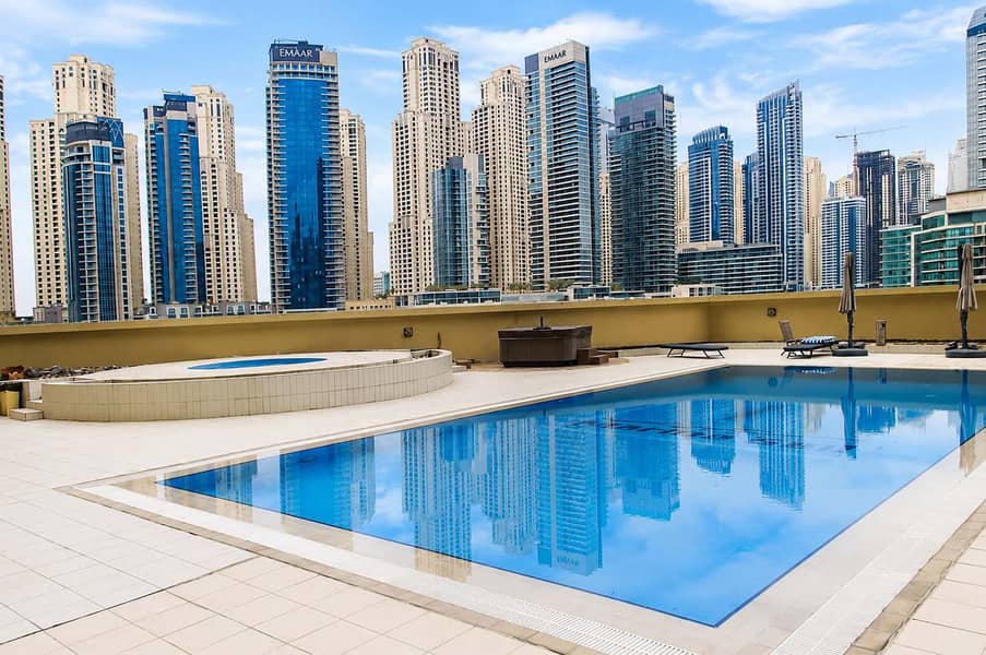 19 8th-Floor Marina Apt: Balcony, Pool & Gym Access