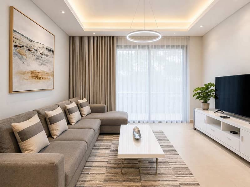 2 Elegant 3BR Apartment in Dubai Greens with Garden View