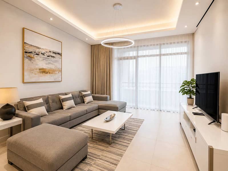 4 Elegant 3BR Apartment in Dubai Greens with Garden View
