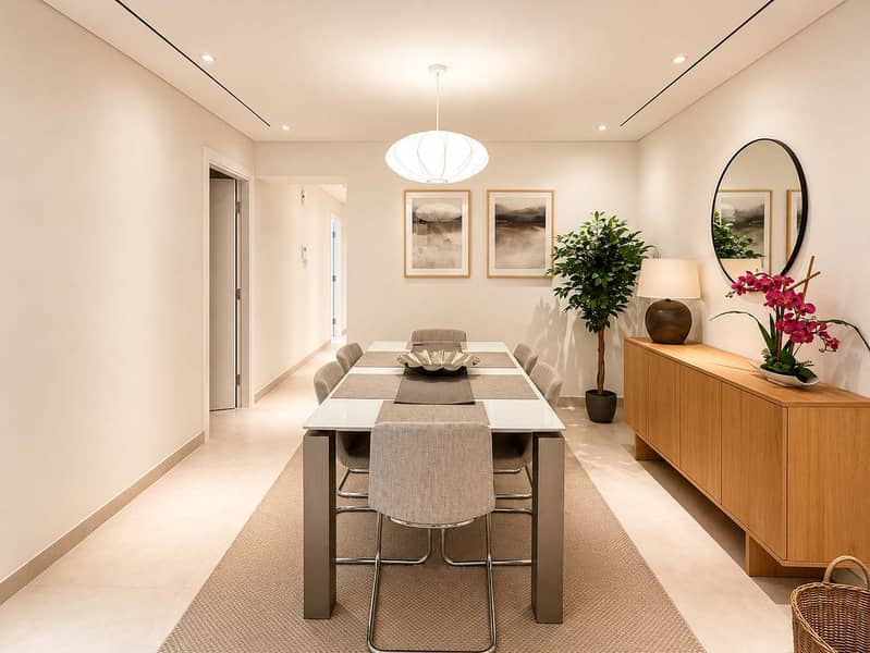 5 Elegant 3BR Apartment in Dubai Greens with Garden View