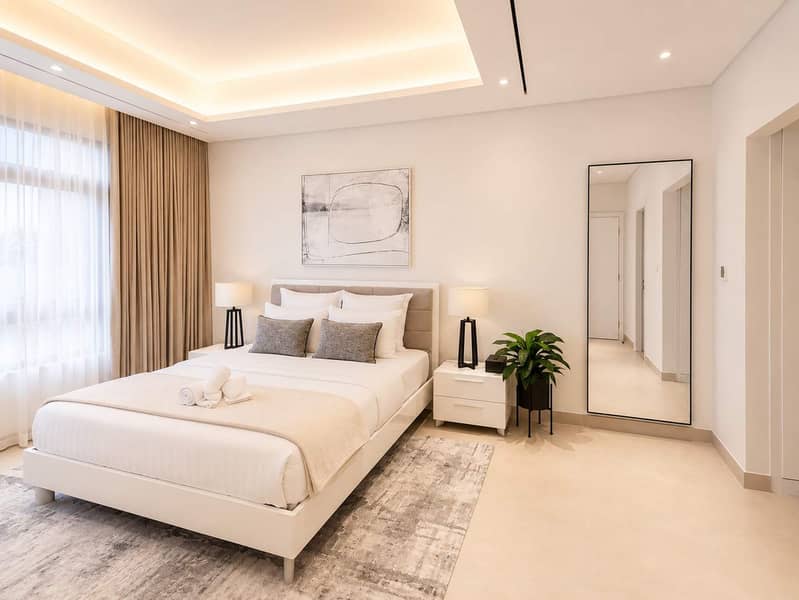 11 Elegant 3BR Apartment in Dubai Greens with Garden View