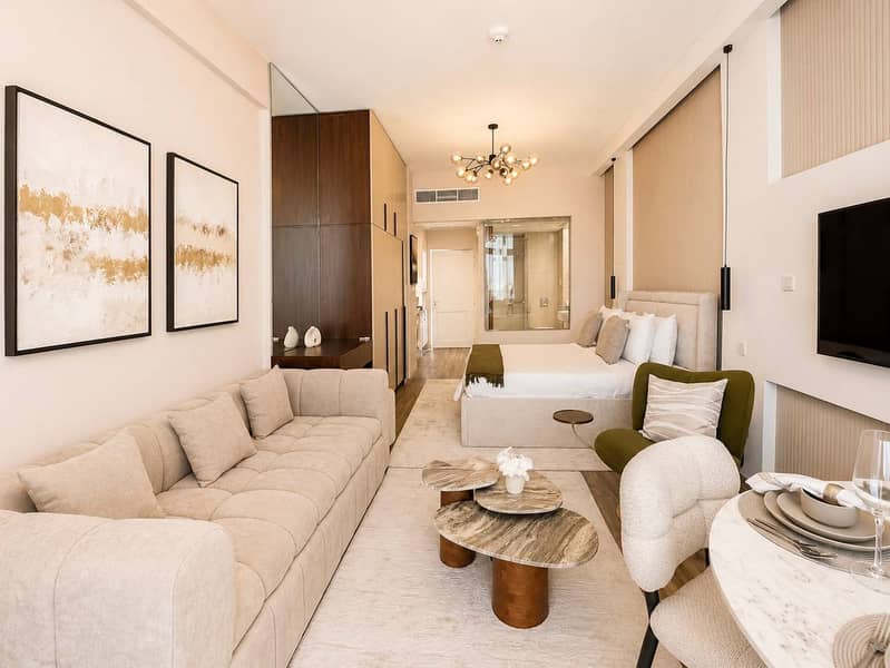 2 Palm Views East Sea View Studio w/ Pool & Gym