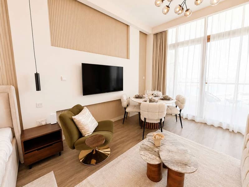 5 Palm Views East Sea View Studio w/ Pool & Gym