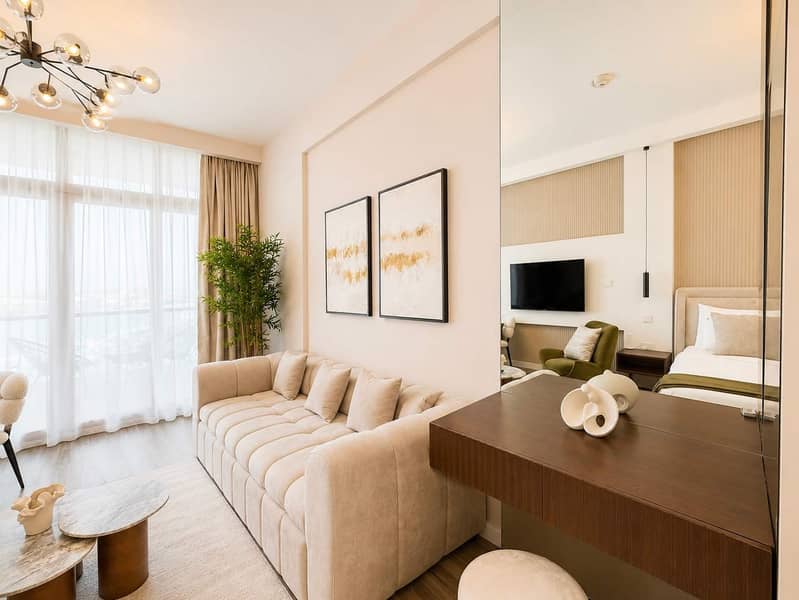 6 Palm Views East Sea View Studio w/ Pool & Gym