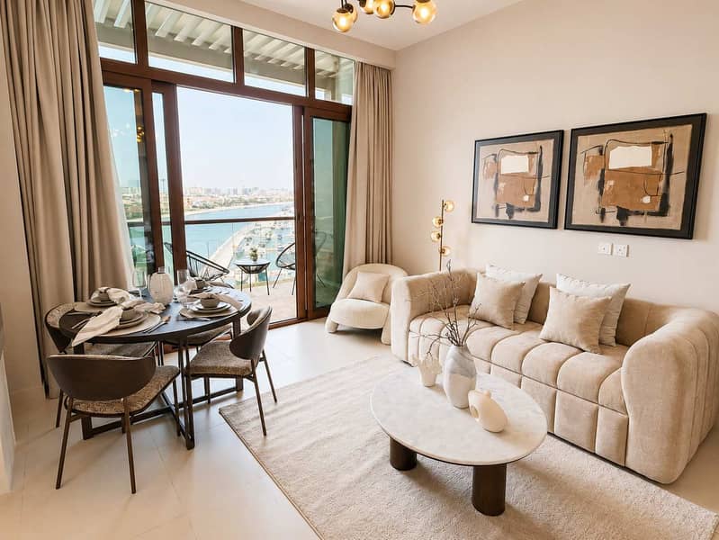 2 Renovated Palm Views Sea View Studio with Gym