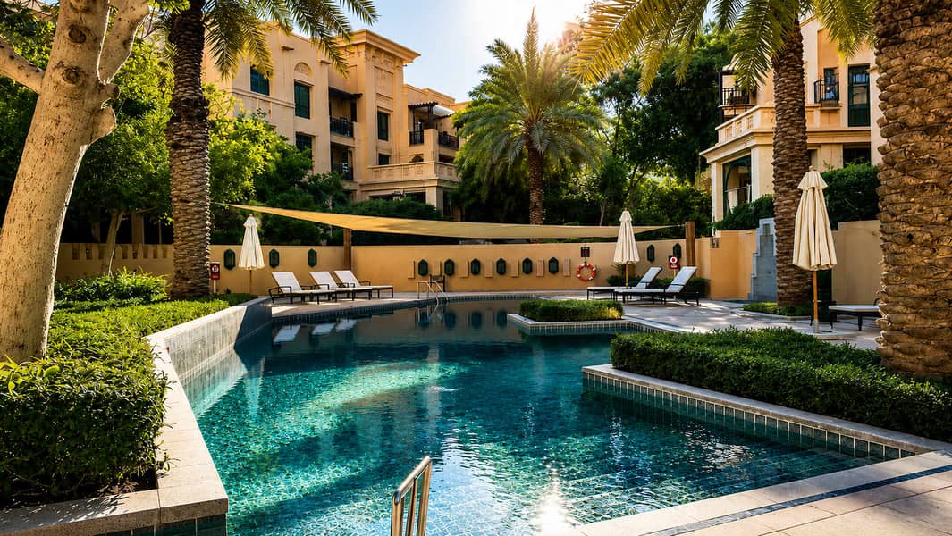 28 Dubai Apartment: 2 Bedrooms & Swimming Pool