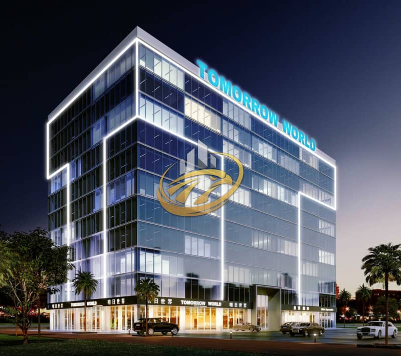 14 Night View of the commercial tower. jpg