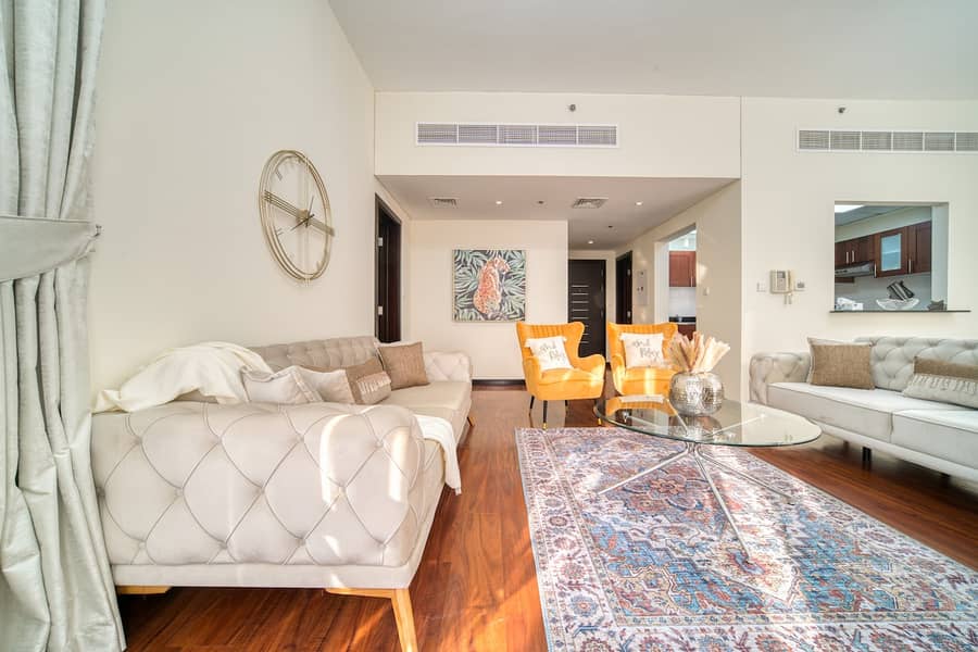 6 JLT 1-Bed Apartment: City Views, Gym & Balcony