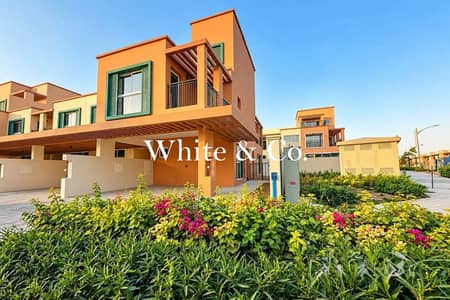 5 Bedroom Townhouse for Rent in DAMAC Lagoons, Dubai - Next To Lagoon | Corner End | Landscaped