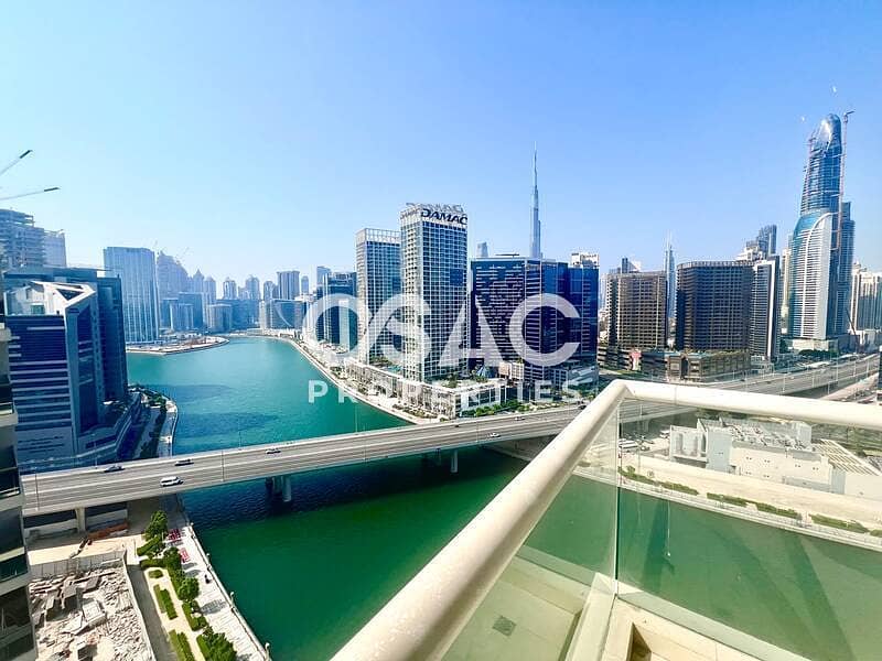 1BR | Canal & Burj Khalifa Views| Furnished 1BR | Canal & Burj Khalifa Views| Furnished