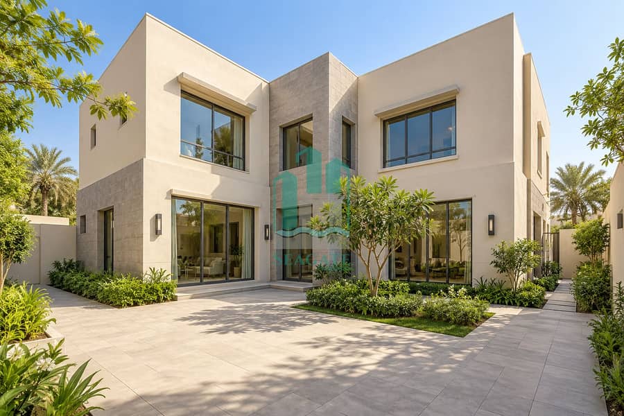 4 Modern Dubai villa courtyard-4. png