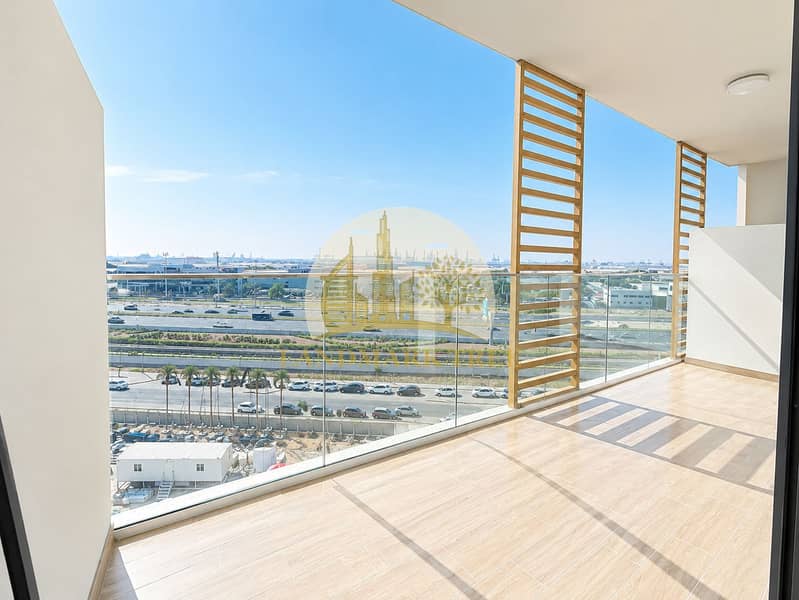11 Sunny Modern Balcony Overlooking Urban Highway. png