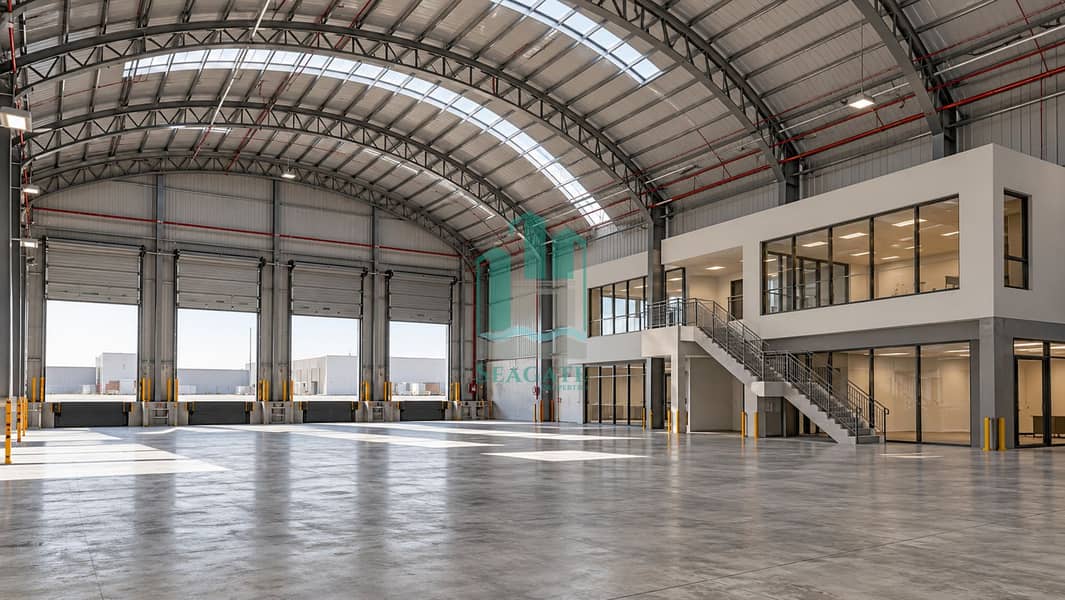 Sunlit Curved-Roof Warehouse Interior-4. png Sunlit Curved-Roof Warehouse Interior-4. png