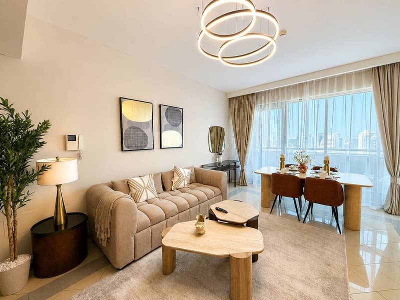 4 Luxury one bedroom apartment in Golf Towers Dubai featuring