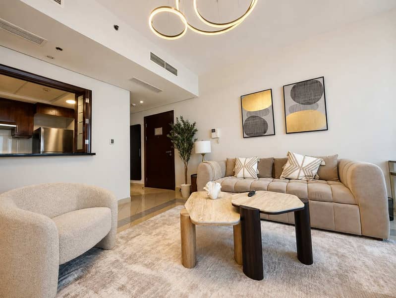 5 Luxury one bedroom apartment in Golf Towers Dubai featuring