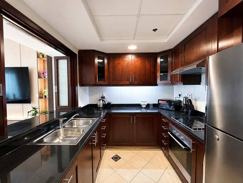 9 Luxury one bedroom apartment in Golf Towers Dubai featuring