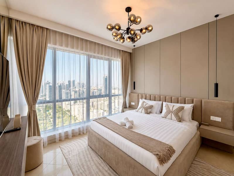 15 Luxury one bedroom apartment in Golf Towers Dubai featuring