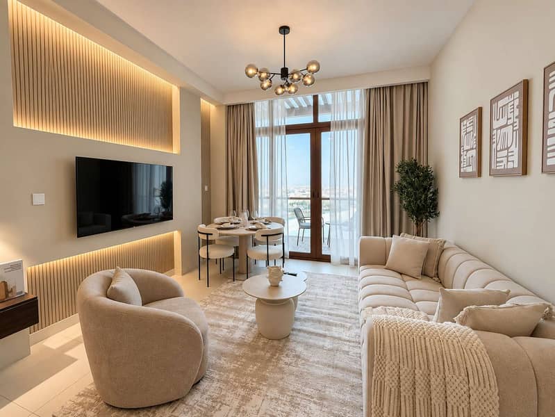 3 Luxury Palm Views East Apartment with Pool and Gym Access