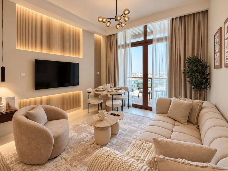 6 Luxury Palm Views East Apartment with Pool and Gym Access