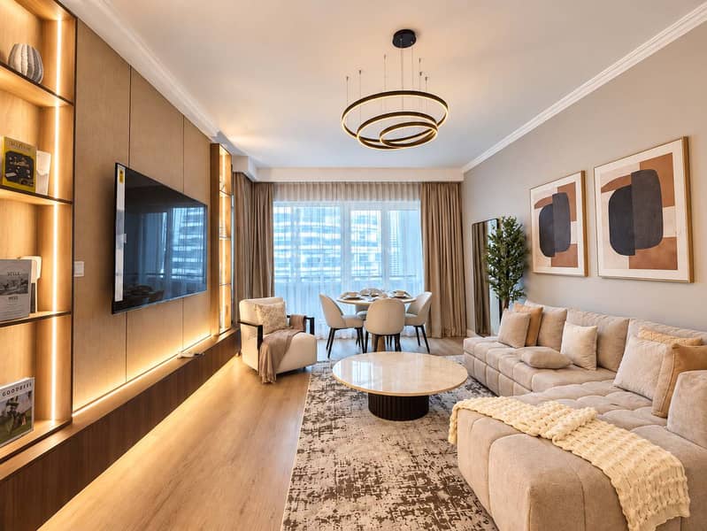 2 Luxury 1 Bedroom Apartment with Pool and Gym in Dubai Marina