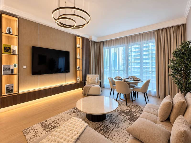 5 Luxury 1 Bedroom Apartment with Pool and Gym in Dubai Marina