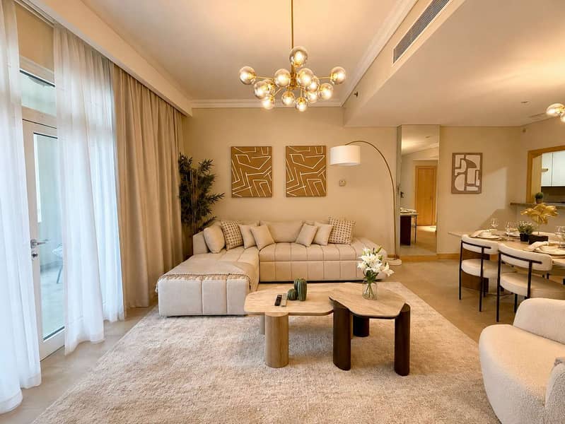 3 Refurbished 1 Bed with Sea view and RIVA Access