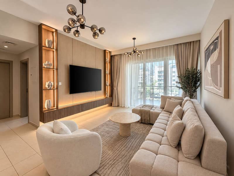 3 Modern one bedroom apartment in The Greens with pool and gym