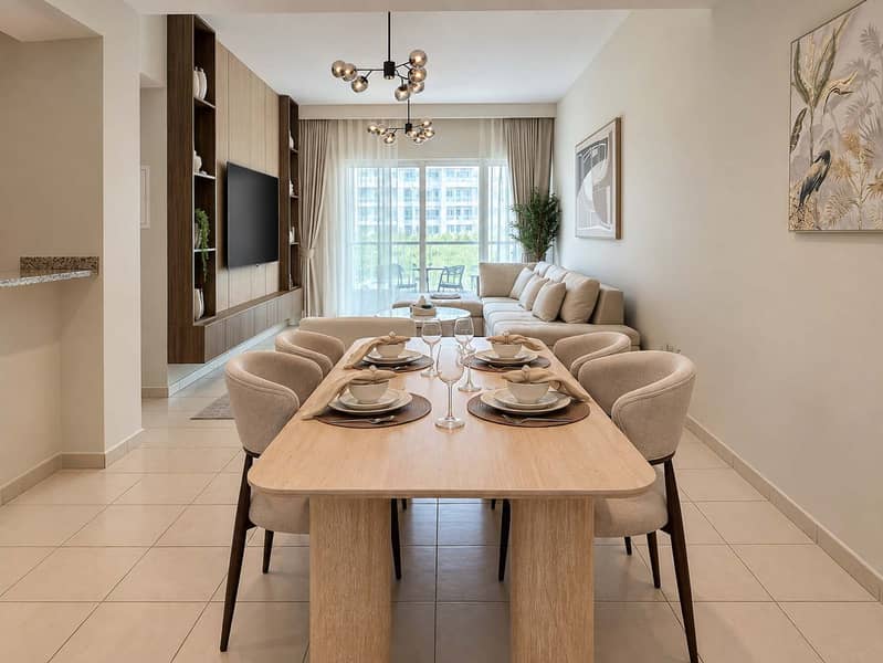 7 Modern one bedroom apartment in The Greens with pool and gym