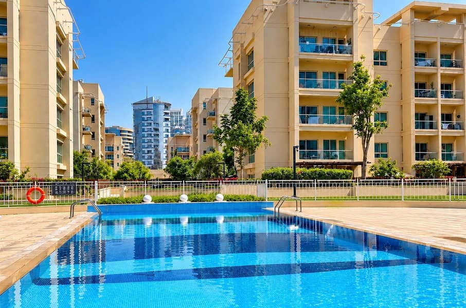 23 Modern one bedroom apartment in The Greens with pool and gym