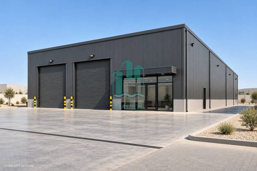 5 Charcoal steel warehouse exterior-5. png
