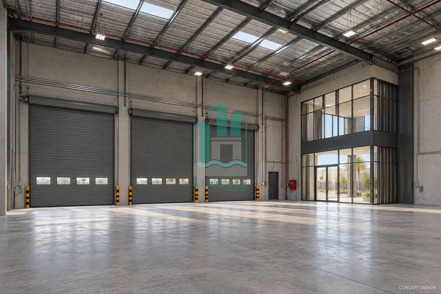 9 Wide Warehouse Interior with Loading Shutters-41. png