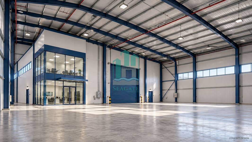 5 Sunlit white and blue warehouse interior-32. png