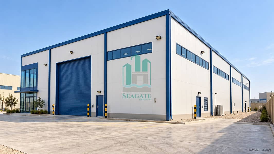 7 White and blue warehouse with service door-17. png