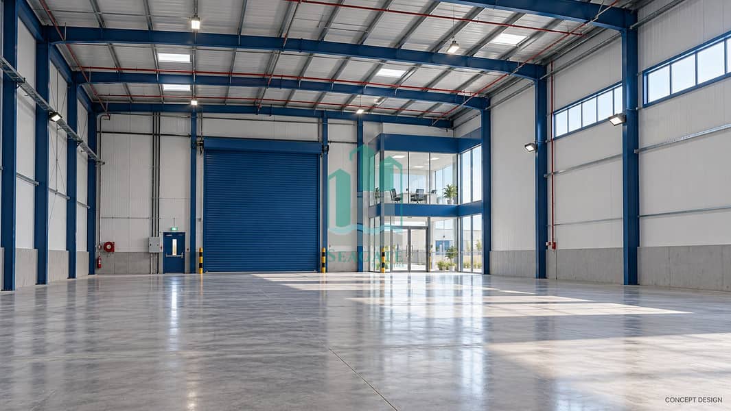 8 White and Blue Warehouse Interior-31. png