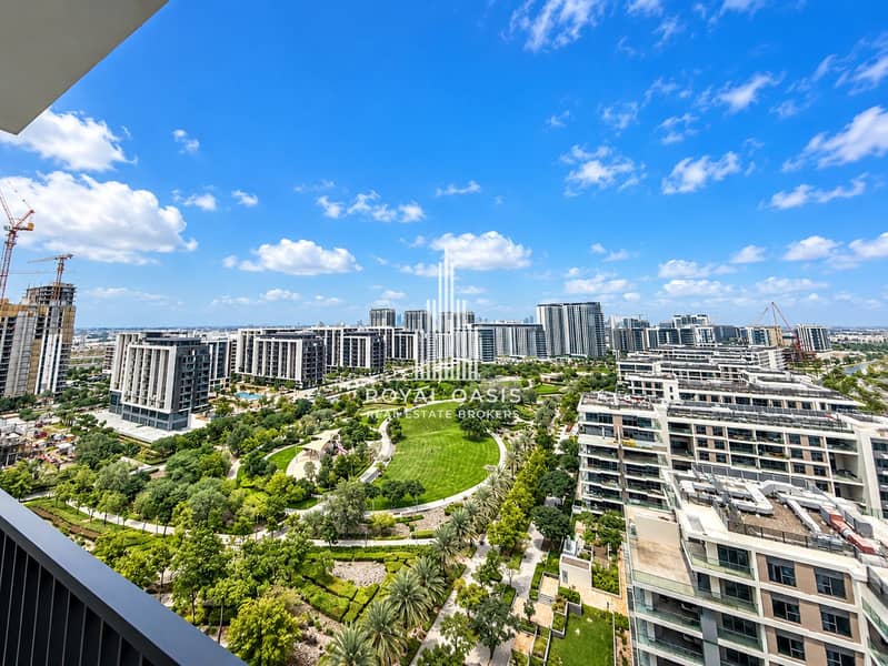 Vibrant Urban Park and Skyline View. png Vibrant Urban Park and Skyline View. png