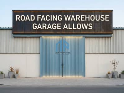 Warehouse for Rent in Al Quoz, Dubai - Road Facing | Warehouse For Rent | Garage Allows