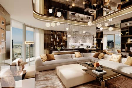 1 Schlafzimmer Hotel Apartment zum Verkauf in Al Sufouh, Dubai - BILTMORE-LIVING-KITCHEN_03JUN24 (1). jpg