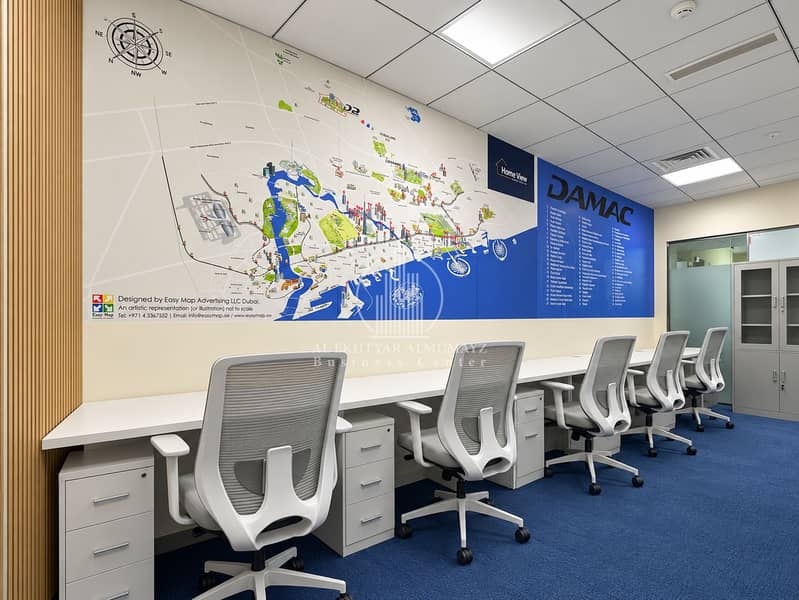 4 Modern Dubai Office with Map Mural. png