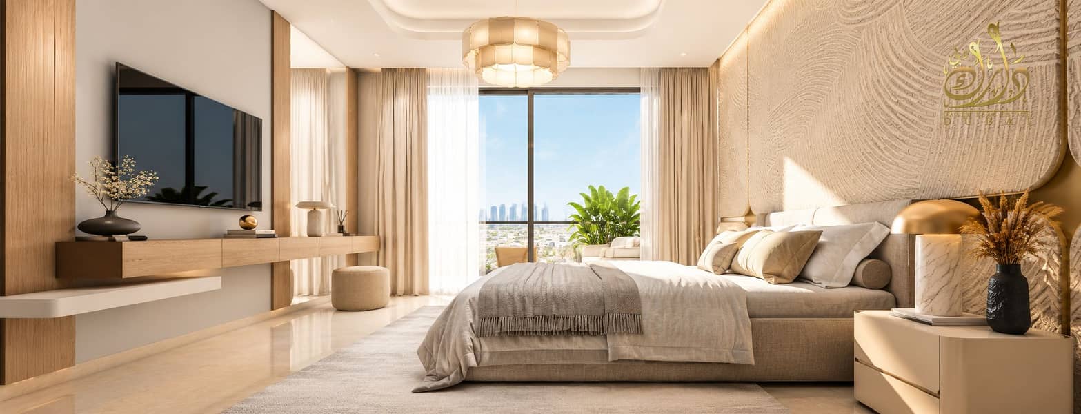 4 Luxurious Modern Bedroom with City View. png