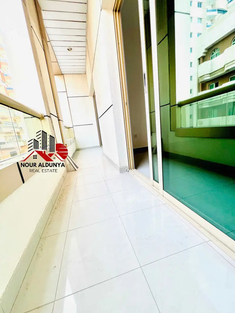 Near DAFZA metro 2Bhk 3 washroom balcony gym pool parking only for family
