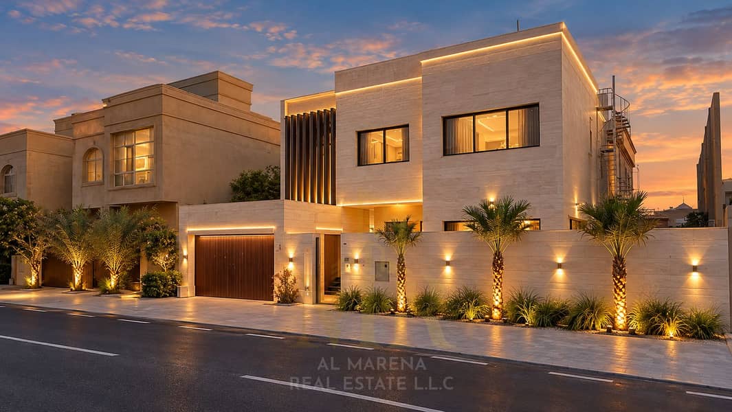 4 Modern Villa at Twilight. png