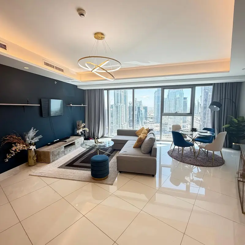 Furnished 1BR Apartment | Downtown Skyline View | Corner Unit with Large Layout | Paramount Tower, Business Bay