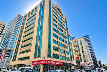 2 Bedroom Apartment for Rent in Al Khan, Sharjah - Teal Windows Above Al Youm Stationery. png 2 Bedroom Apartment for Rent in Al Khan, Sharjah - Teal Windows Above Al Youm Stationery. png
