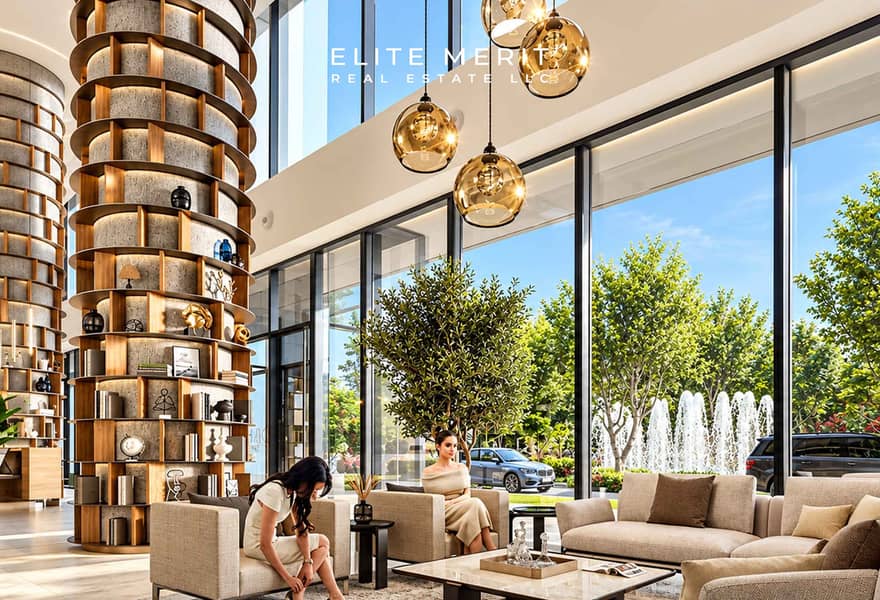 3 Luxury Lobby Lounge with Fountains and Greenery. jpg