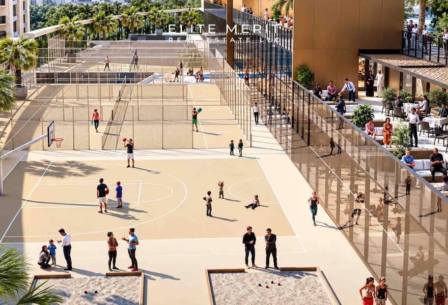 4 Sunlit Rooftop Sports Courtyard. jpg