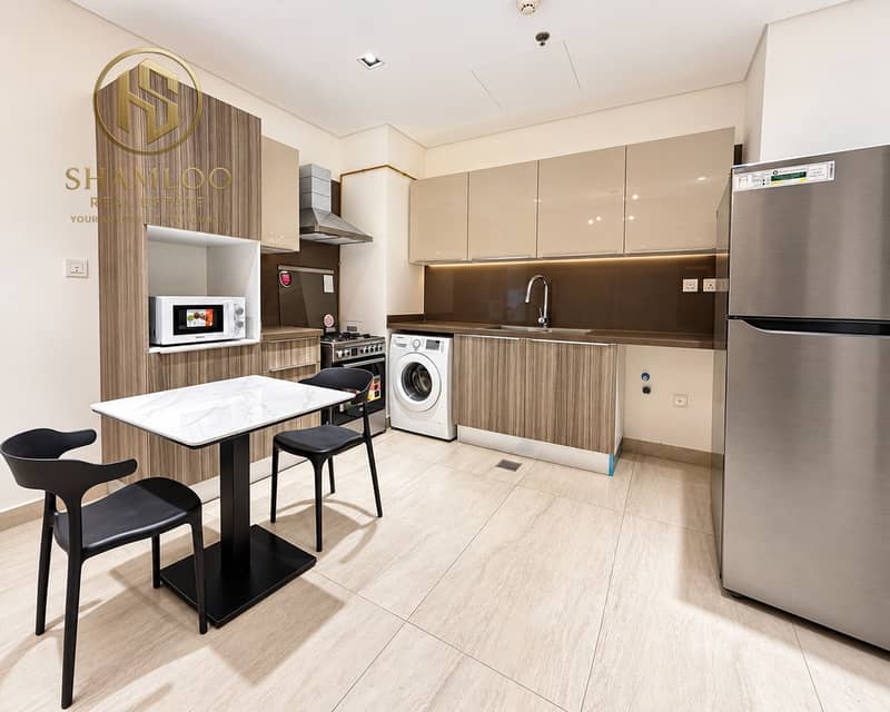 10 Modern Taupe Kitchen and Dining Area. png