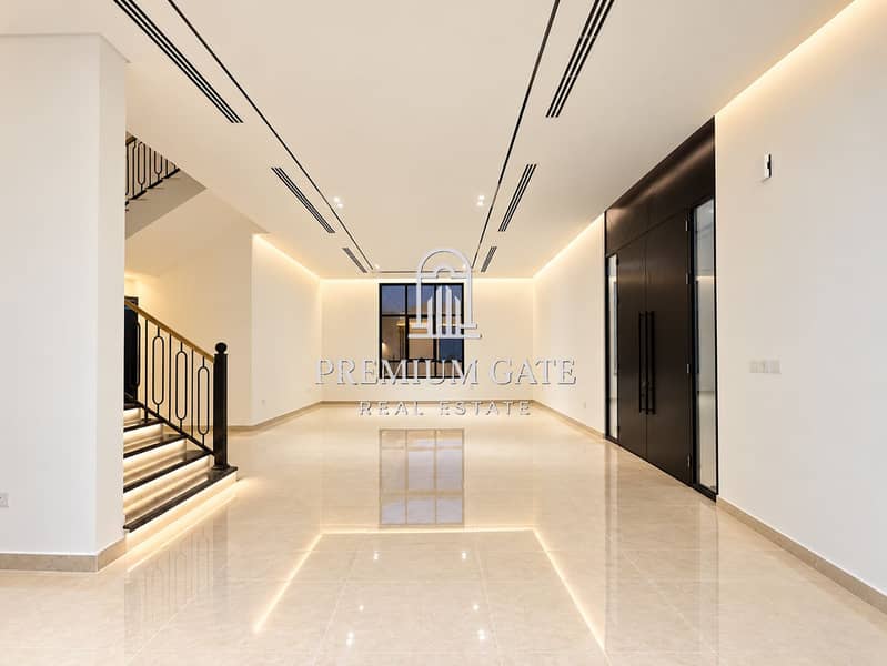 2 Minimalist Marble Lobby with Modern Staircase. png