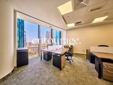 Office for Rent in DIFC, Dubai - Furnished | Reception & Cabin | Grade A Office for Rent in DIFC, Dubai - Furnished | Reception & Cabin | Grade A