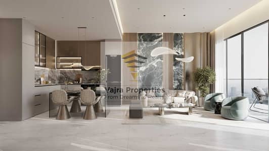 Estudio para en Venta en Dubai Industrial City, Dubai - 08- DIC5_Living & Kitchen. jpeg Estudio para en Venta en Dubai Industrial City, Dubai - 08- DIC5_Living & Kitchen. jpeg