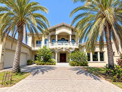 5 Bedroom Villa for Rent in Palm Jumeirah, Dubai - Beach Access | Unfurnished | Atlantis View